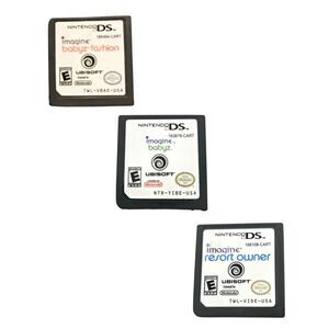 Imagine Resort + Imagine Babyz + Babyz Fashion Nintendo DS Bundle